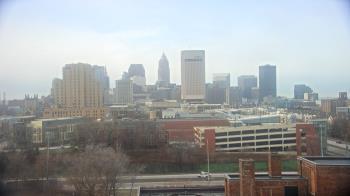 Weather camera view of WEWS-TV.