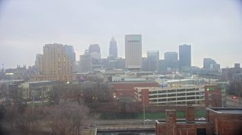 Weather camera view of WEWS-TV.