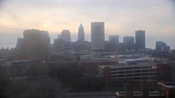 Weather camera view of WEWS-TV.