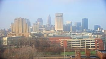 Weather camera view of WEWS-TV.