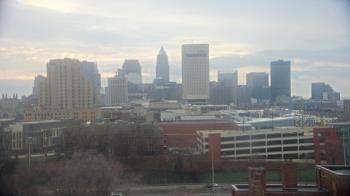 Weather camera view of WEWS-TV.
