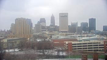 Weather camera view of WEWS-TV.