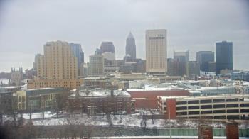 Weather camera view of WEWS-TV.