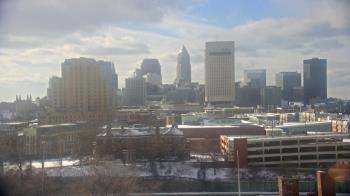 Weather camera view of WEWS-TV.