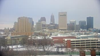 Weather camera view of WEWS-TV.