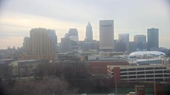 Weather camera view of WEWS-TV.