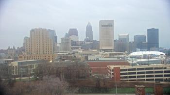 Weather camera view of WEWS-TV.