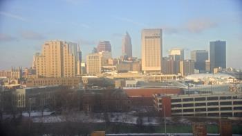 Weather camera view of WEWS-TV.