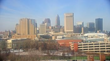 Weather camera view of WEWS-TV.