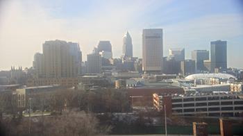 Weather camera view of WEWS-TV.