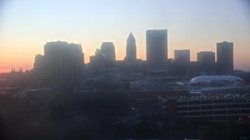 Weather camera view of WEWS-TV.