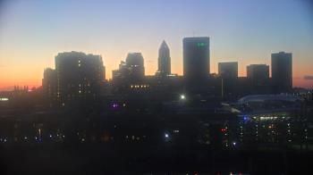 Weather camera view of WEWS-TV.