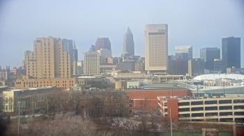 Weather camera view of WEWS-TV.