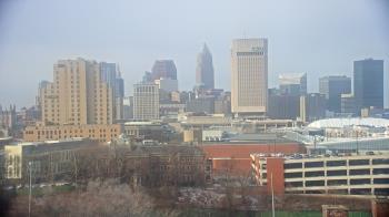 Weather camera view of WEWS-TV.