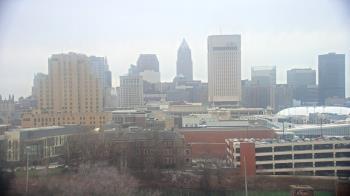 Weather camera view of WEWS-TV.