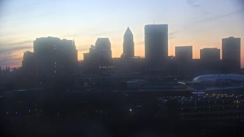 Weather camera view of WEWS-TV.