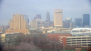 Weather camera view of WEWS-TV.