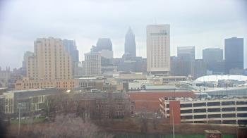 Weather camera view of WEWS-TV.