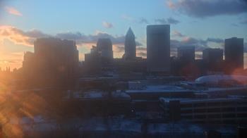 Weather camera view of WEWS-TV.