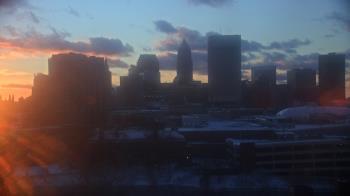 Weather camera view of WEWS-TV.