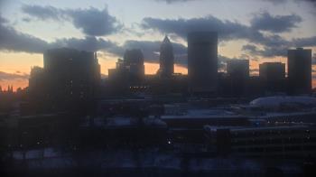 Weather camera view of WEWS-TV.
