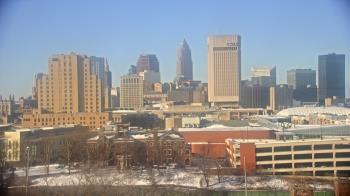 Weather camera view of WEWS-TV.