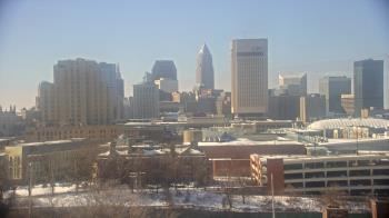 Weather camera view of WEWS-TV.