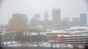 Weather camera view of WEWS-TV.