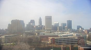 Weather camera view of WEWS-TV.