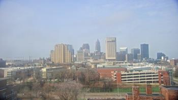 Weather camera view of WEWS-TV.