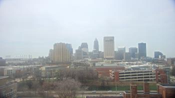 Weather camera view of WEWS-TV.
