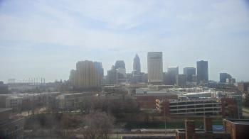 Weather camera view of WEWS-TV.