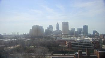 Weather camera view of WEWS-TV.