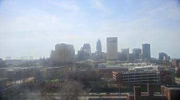 Weather camera view of WEWS-TV.