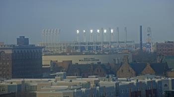 Weather camera view of WEWS-TV.