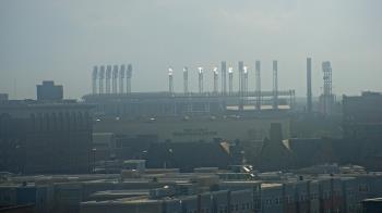 Weather camera view of WEWS-TV.