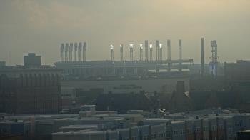 Weather camera view of WEWS-TV.