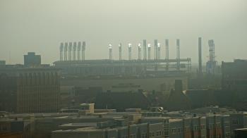 Weather camera view of WEWS-TV.