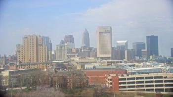 Weather camera view of WEWS-TV.