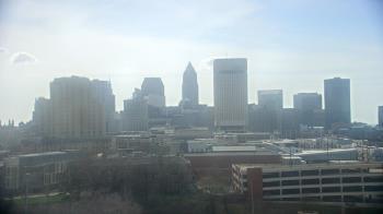 Weather camera view of WEWS-TV.