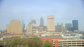 Weather camera view of WEWS-TV.