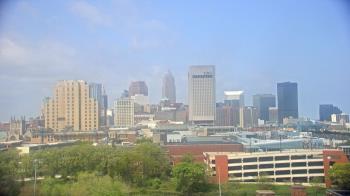 Weather camera view of WEWS-TV.