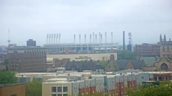 Weather camera view of WEWS-TV.