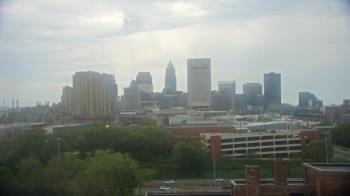 Weather camera view of WEWS-TV.