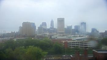 Weather camera view of WEWS-TV.