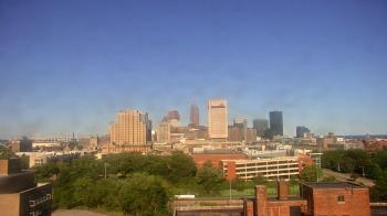 Weather camera view of WEWS-TV.