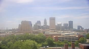 Weather camera view of WEWS-TV.