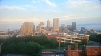 Weather camera view of WEWS-TV.