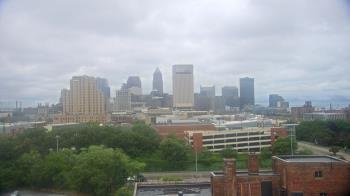 Weather camera view of WEWS-TV.