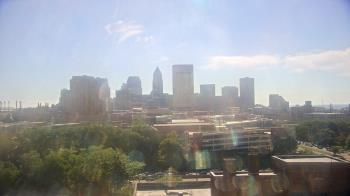 Weather camera view of WEWS-TV.